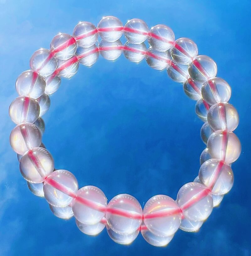 Rose quartz bracelet (10mm) B-033-6