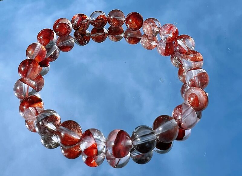 Red Rutilated Quartz (8.0mm) B-033-69-2