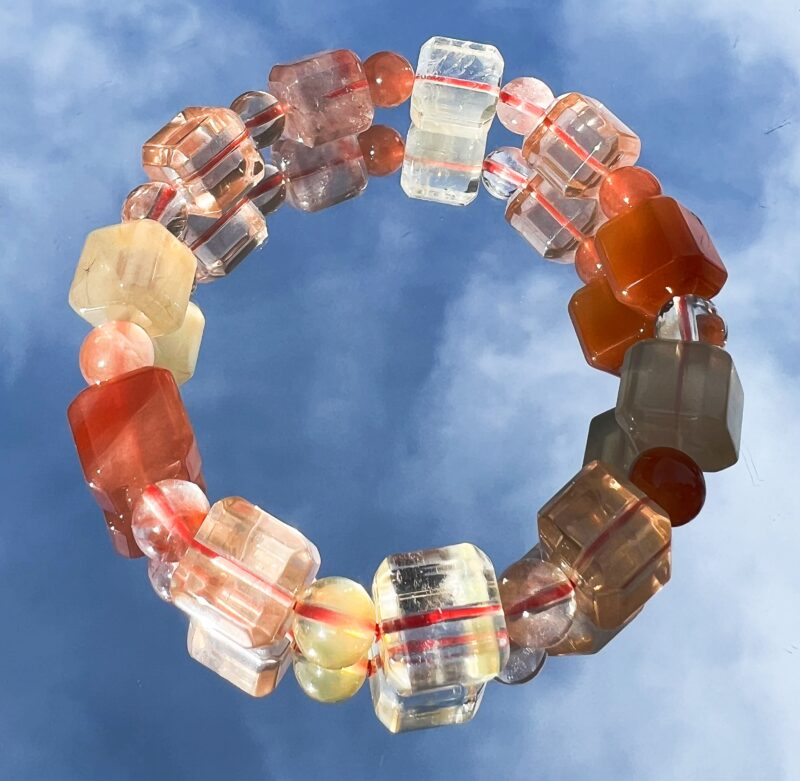 Natural Fanta Aurora candy bracelet A-7-150-6